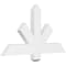 Ekena Millwork Kennewick Architectural Grade PVC Gable Bracket, 36"W x 19 1/2"H x 2"D x 4"F, 13/12 Pitch GBP036X20X0204KEN00 - alternate 1